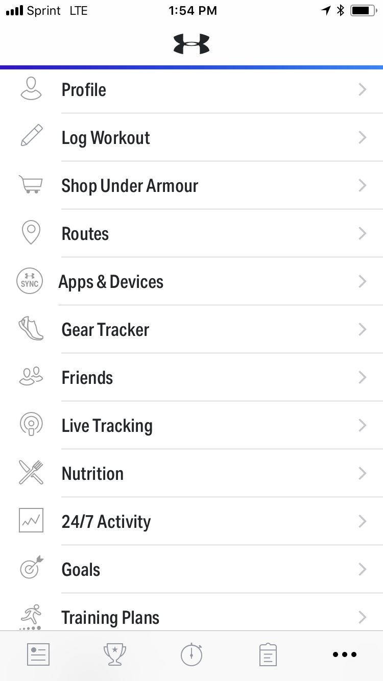 Samsung health cheap under armour