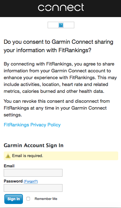 Connecting – FitRankings